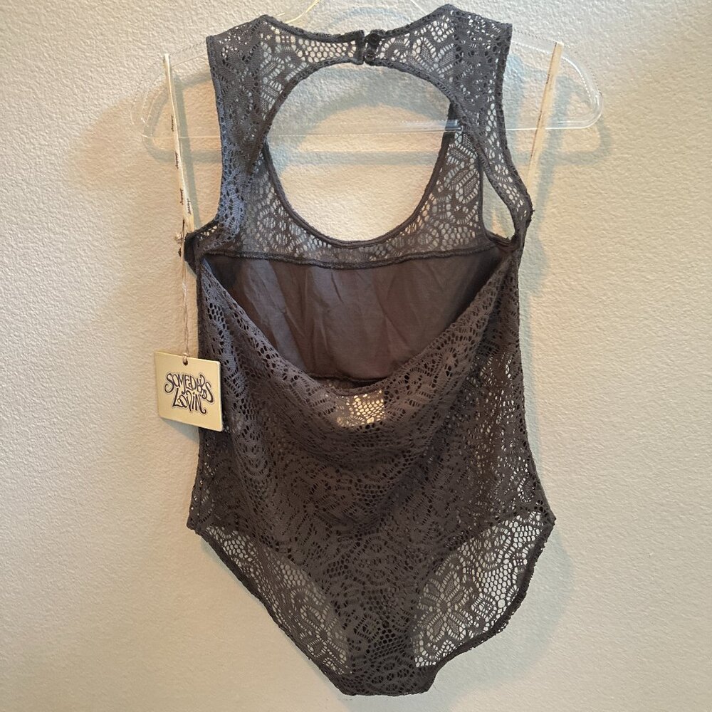 Somedays Lovin Lace One-Piece Bodysuit, size M